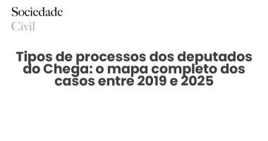 Tipos de processos dos deputados do Chega: o mapa completo dos casos entre 2019 e 2025 - Sociedade Civil