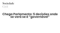 Chega Parlamento: 5 decisões onde se verá se é “governável” - Sociedade Civil