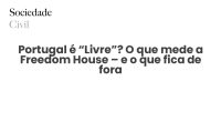 Portugal é “Livre”? O que mede a Freedom House – e o que fica de fora - Sociedade Civil