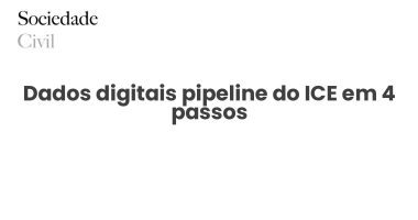 Dados digitais pipeline do ICE em 4 passos - Sociedade Civil