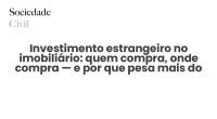 Investimento estrangeiro no imobiliário: quem compra, onde compra — e por que pesa mais do que parece - Sociedade Civil