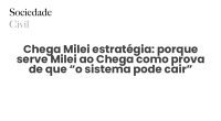 Chega Milei estratégia: porque serve Milei ao Chega como prova de que “o sistema pode cair” - Sociedade Civil
