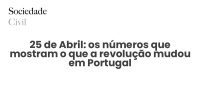 25 de Abril: os números que mostram o que a revolução mudou em Portugal - Sociedade Civil