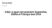 Irão: o que recusaram Espanha, Itália e França aos EUA - Sociedade Civil