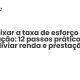 Baixar a taxa de esforço na habitação: 12 passos práticos para aliviar renda e prestação - Sociedade Civil