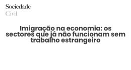 Imigração na economia: os sectores que já não funcionam sem trabalho estrangeiro - Sociedade Civil