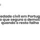 Sociedade civil em Portugal: o tecido que segura a democracia quando o resto falha - Sociedade Civil