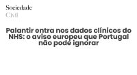 Palantir entra nos dados clínicos do NHS: o aviso europeu que Portugal não pode ignorar - Sociedade Civil